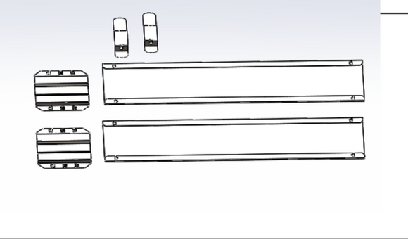 4" Height Rigid Garden Edging - Weathering Steel