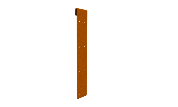 22" Height Rigid Steel Edging - Weathering Steel