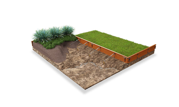9.5" Height Zero Flex - Modular Planter - Weathering