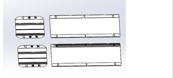 4" Height Rigid Garden Edging - Weathering Steel