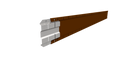 6" Height Flex Garden Edging - Weathering Steel