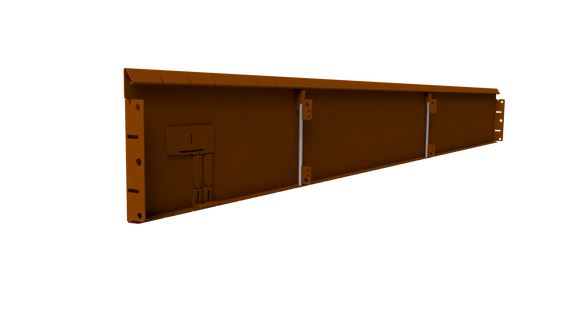 9.5" Height Flexible Steel Edging - Weathering Steel