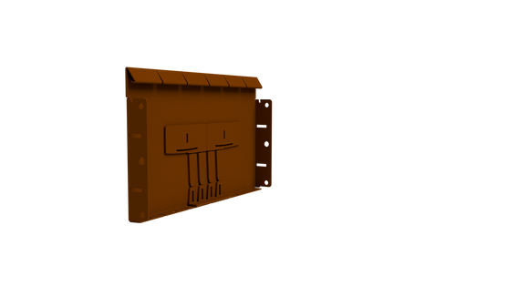 9.5" Height Flexible Steel Edging - Weathering Steel