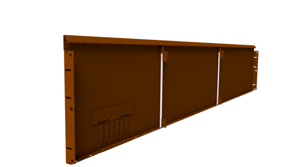 15.75" Height Flexible Steel Edging - Weathering Steel