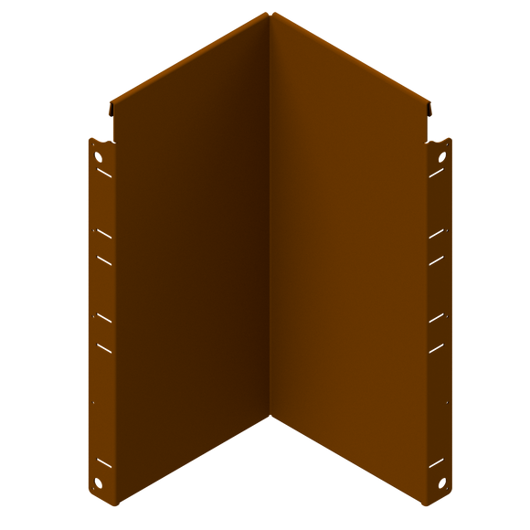 22" Height Rigid Steel Edging - Weathering Steel