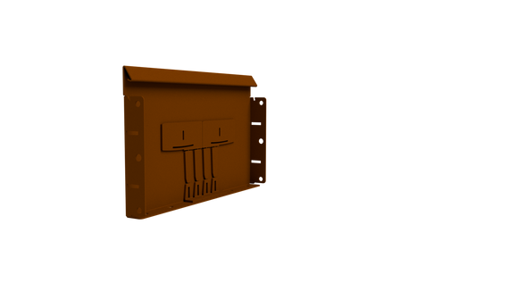 9.5" Rigid Steel Edging - Weathering Steel