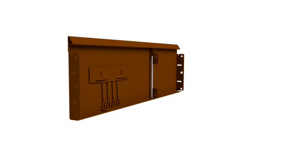 9.5" Rigid Steel Edging - Weathering Steel