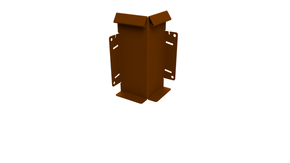 9.5" Rigid Steel Edging - Weathering Steel