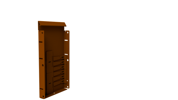 15.75" Height Rigid Steel Edging - Weathering Steel