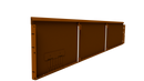15.75" Height Rigid Steel Edging - Weathering Steel-4