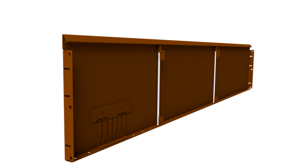 15.75" Height Rigid Steel Edging - Weathering Steel