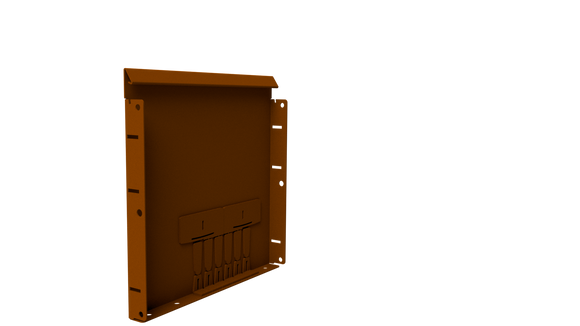 15.75" Height Rigid Steel Edging - Weathering Steel