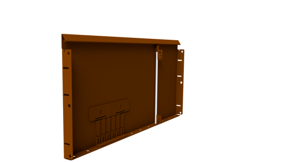 15.75" Height Rigid Steel Edging - Weathering Steel