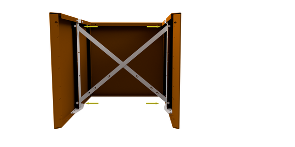 Universal Cross Bracing Strap for Modular Planters