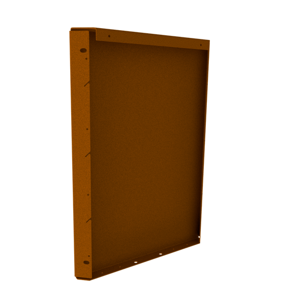 22" Height Modular Planter - Weathering Steel