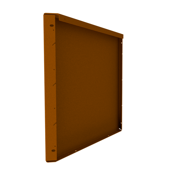 22" Height Modular Planter - Weathering Steel