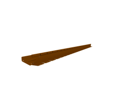 3" Height Flex Garden Edging - Weathering Steel