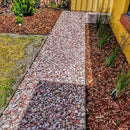 4" Height Heavy Duty Zero Flex Garden Edging - Weathering Steel-2