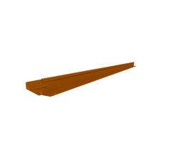 3" Height Rigid Garden Edging - Weathering Steel