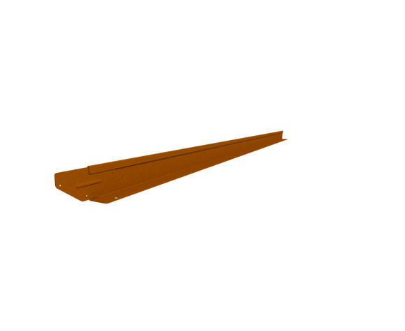 3" Height Rigid Garden Edging - Weathering Steel