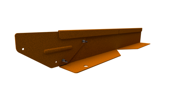 3" Height Flex Garden Edging - Weathering Steel